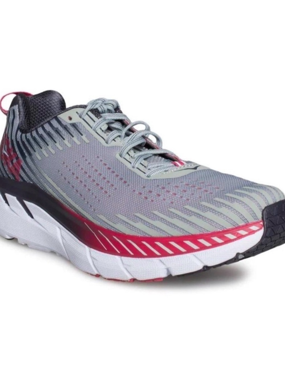 Hoka One One Grey Men’s Clifton 5 Running Shoe 13M